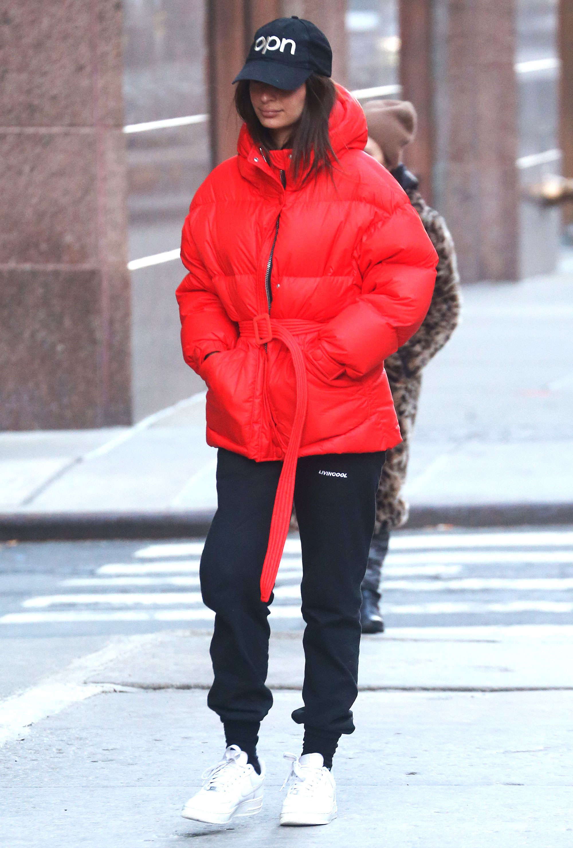 Rihanna in the Puffer Coat for Winter
