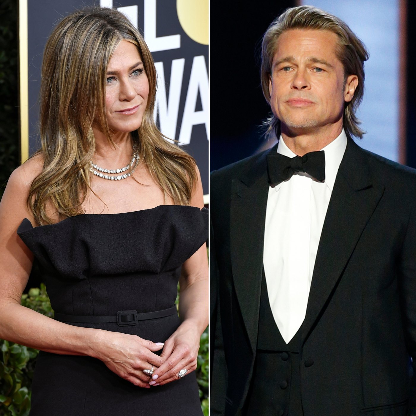 Jennifer Aniston Cheers on Brad Pitt at the Golden Globes 2020 Us Weekly