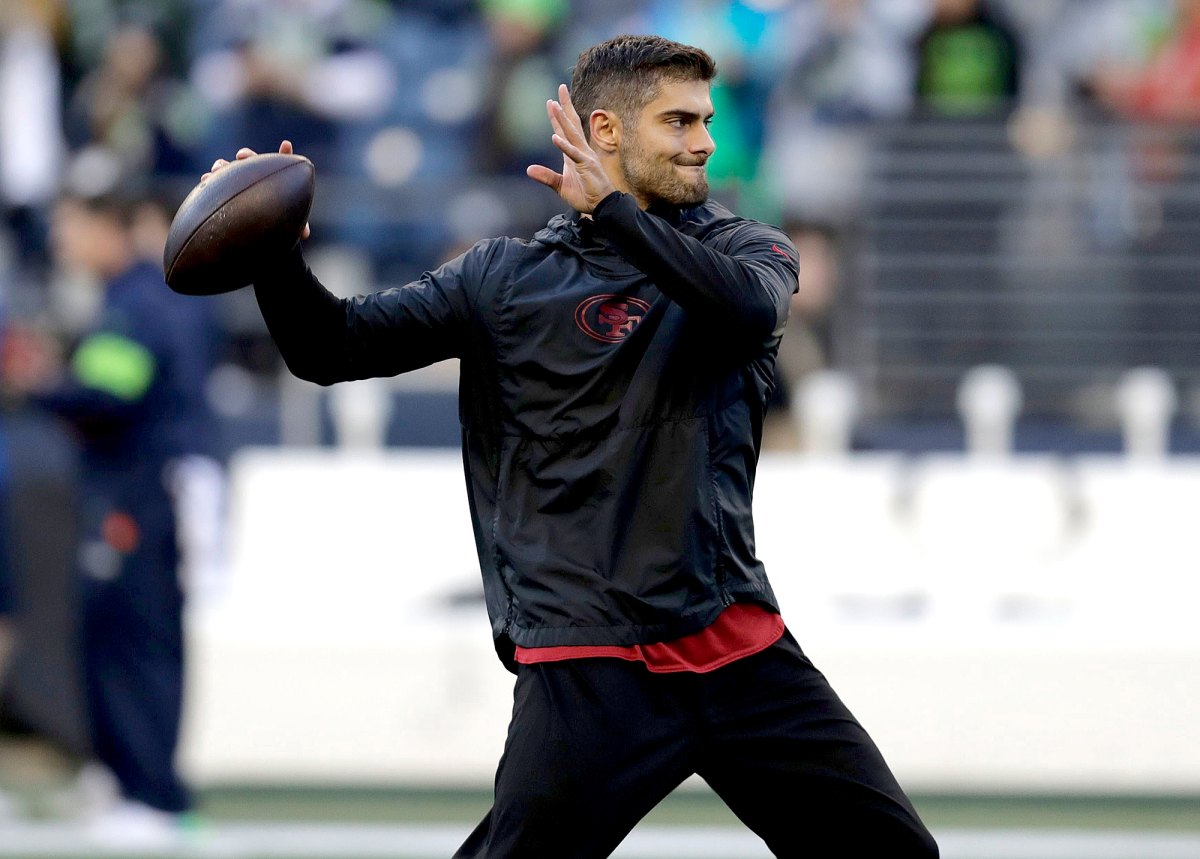 49ers QB Jimmy Garoppolo won't divulge 2018 wishes