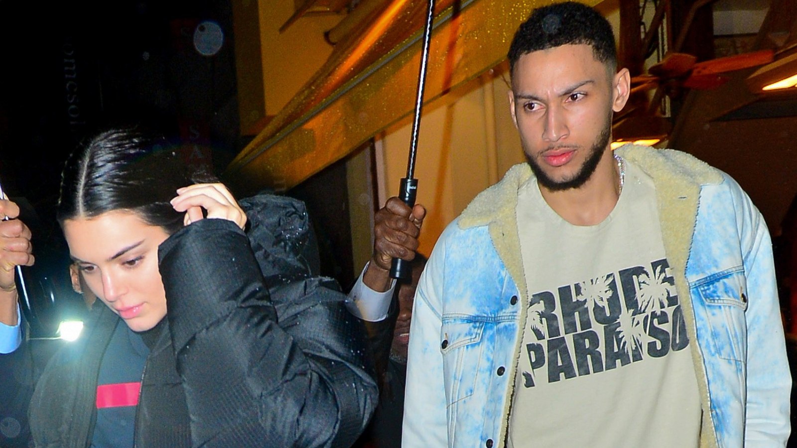 Kendall Jenner pulls in new boyfriend Ben Simmons for a kiss in LA