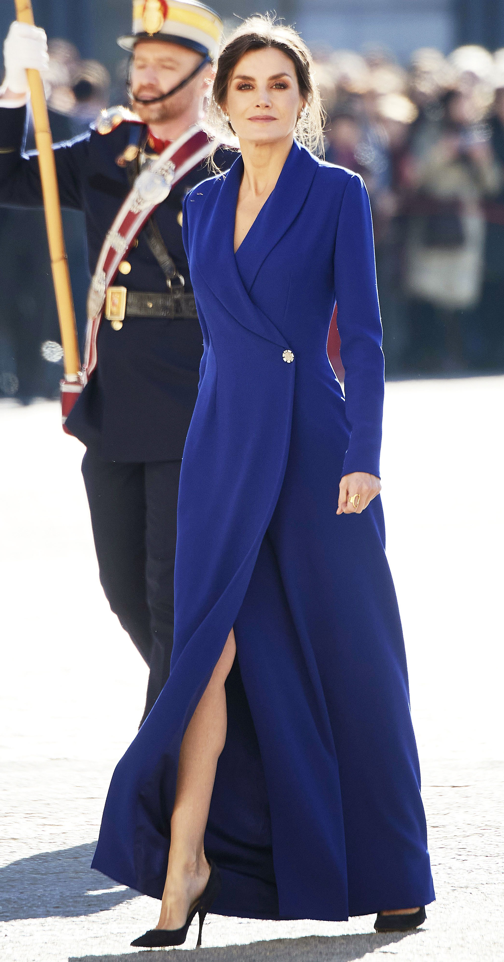 Queen Letizia Coat Dress Promo