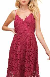 ASTR the Label Lace Midi Dress