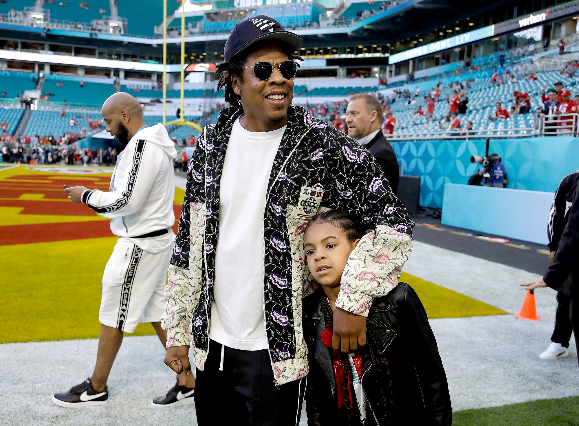 Beyonce Jay Z Take Daughter Blue Ivy To 2020 Super Bowl Pics