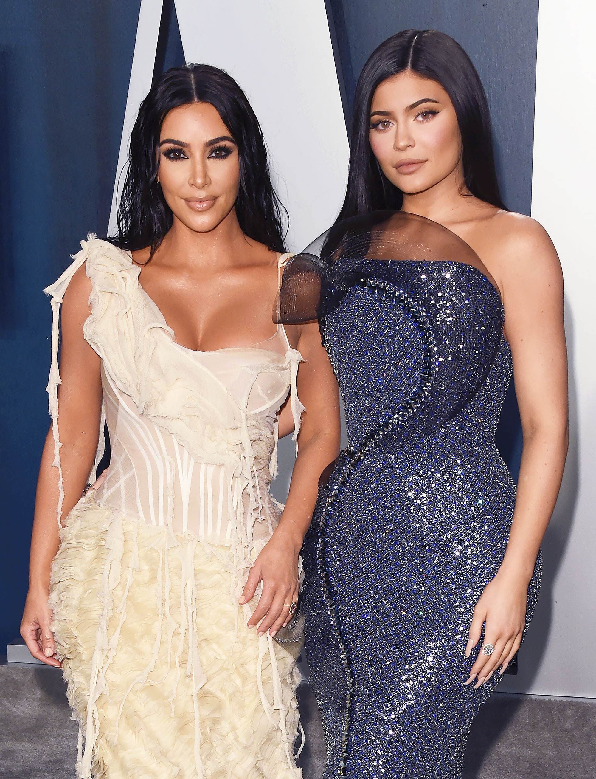 Oscars 2020 Kylie Jenner Kim Kardashian at Vanity Fair