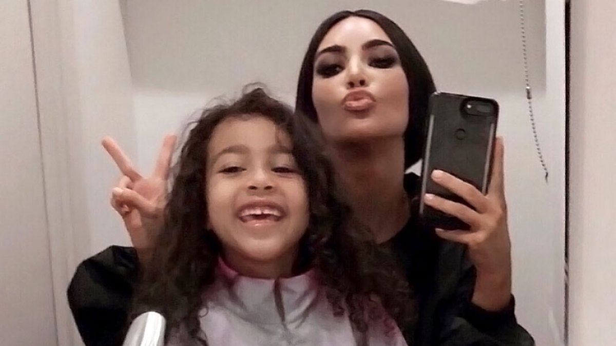 Kim Kardashian & North West Share Cute Selfie On Instagram – Hollywood Life