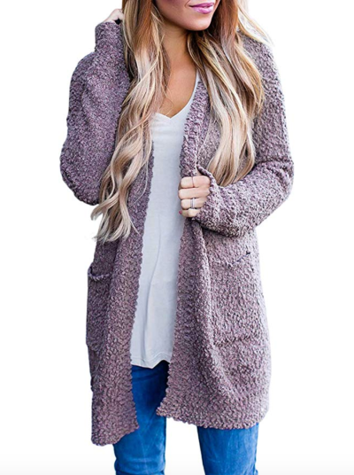 MEROKEETY Fuzzy Seasonal Cardigan Feels Like a Blanket | Us Weekly