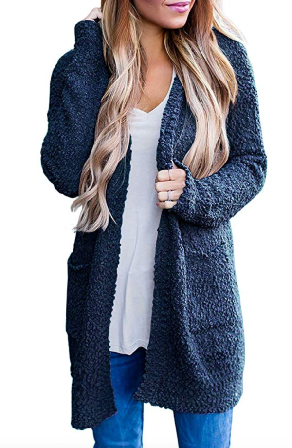 MEROKEETY Fuzzy Seasonal Cardigan Feels Like a Blanket | Us Weekly