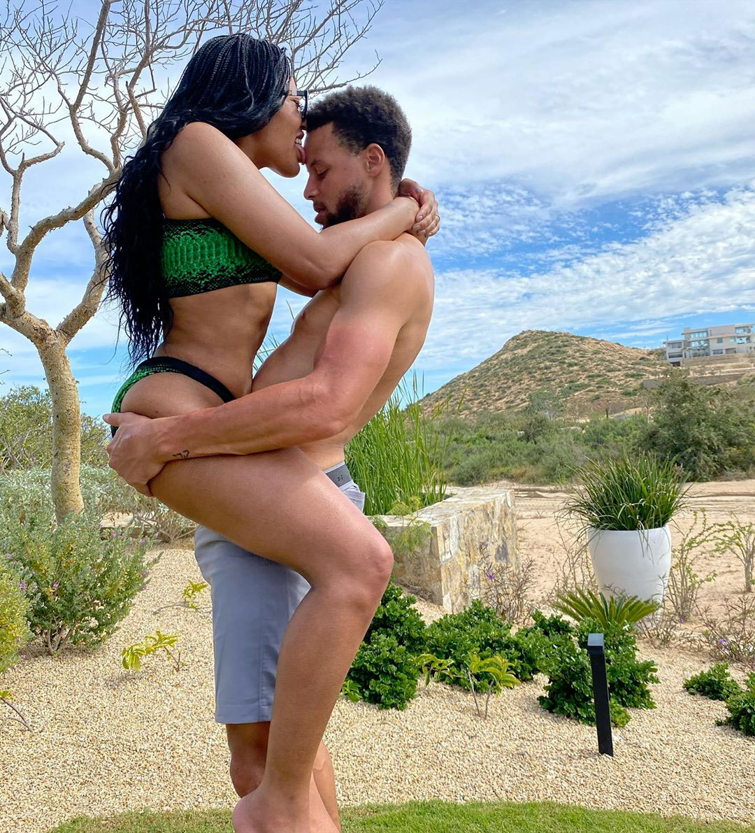 Stephen Curry Shares Risque Photo With Ayesha Curry on Vacation
