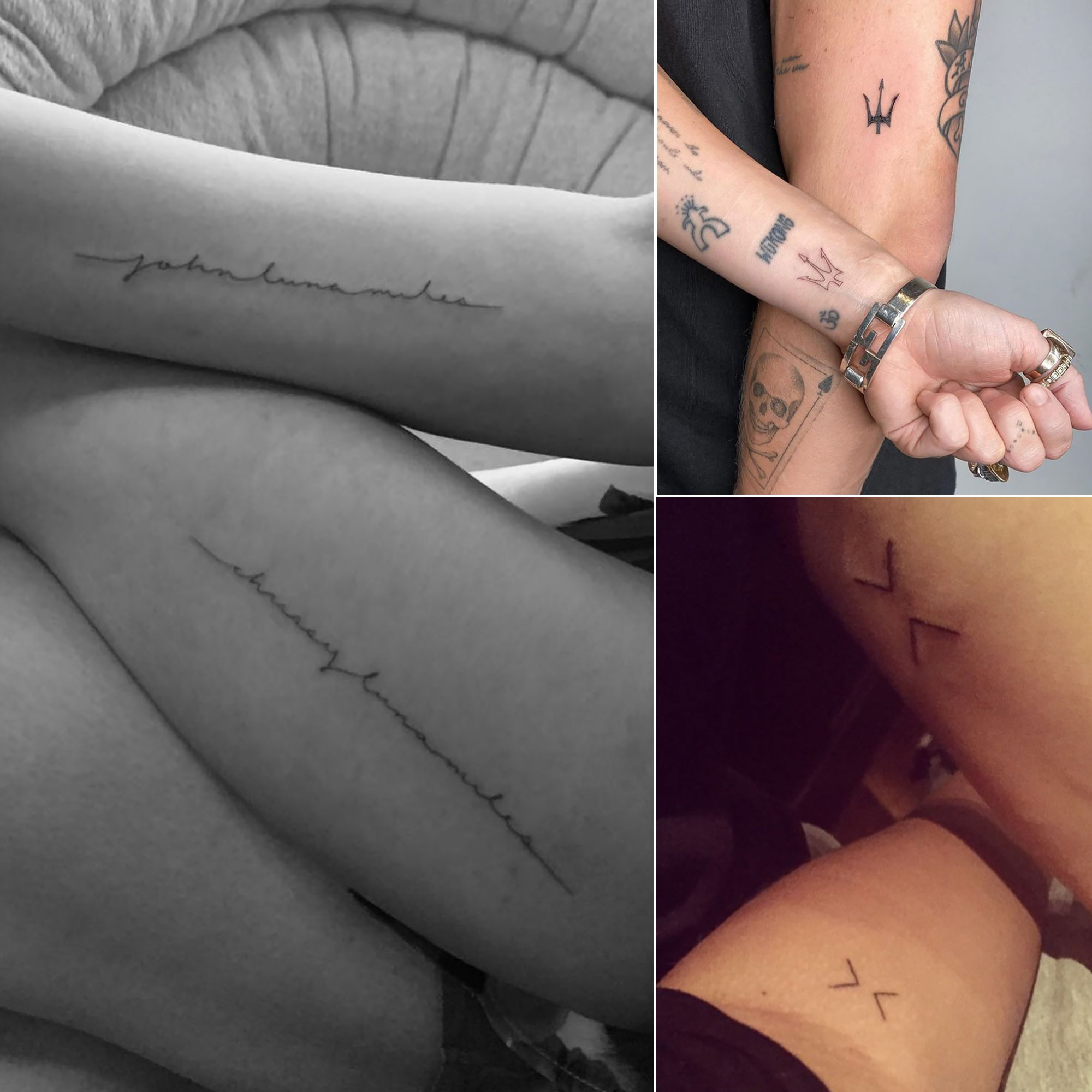 Celebrity Couples And Exes With Matching Tattoos Pics