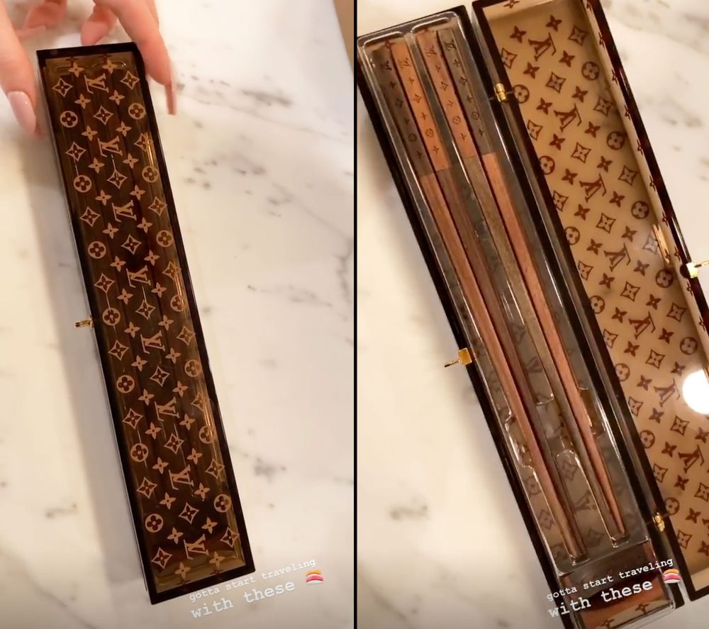 Kylie Jenner Catches Heat Over $450 Louis Vuitton Chopsticks