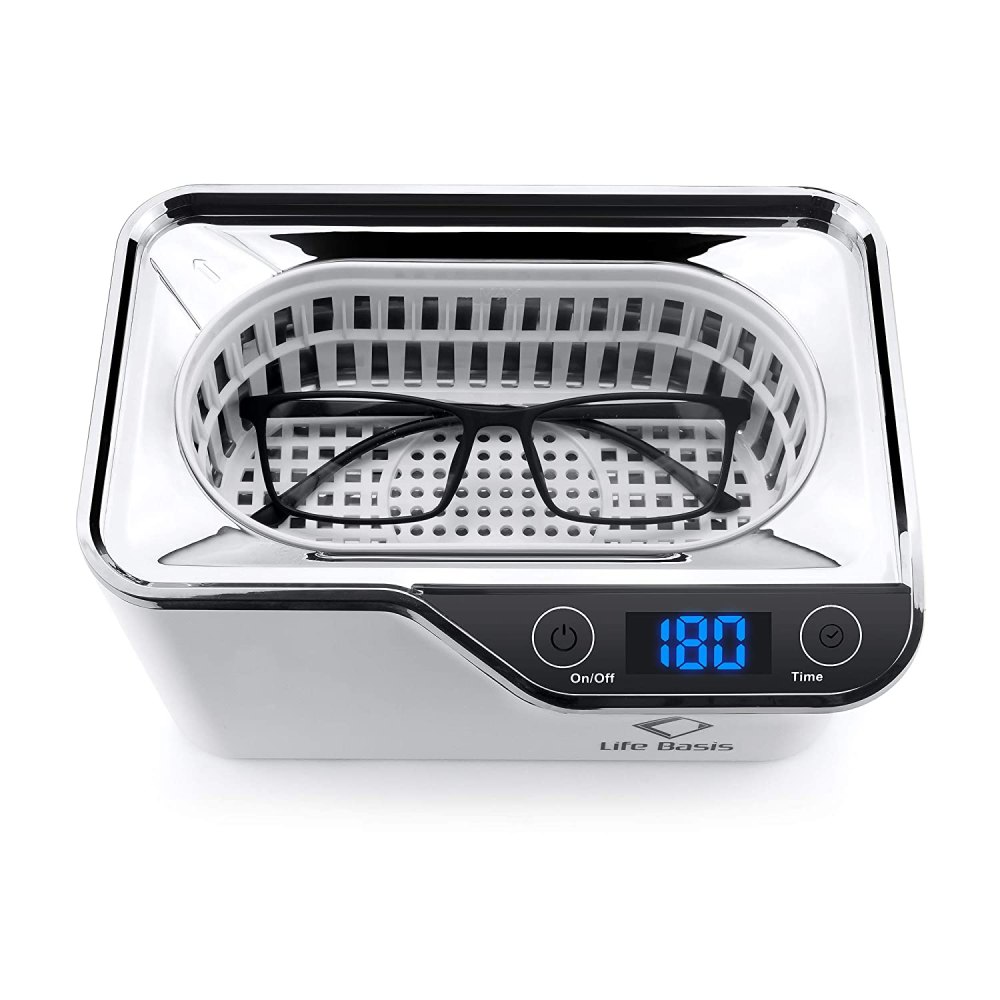 Life Basis Professional Ultrasonic Cleaner with Touch-Screen Digital Timer