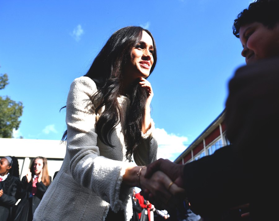 Meghan Markle Makes Surprise Solo Appearance at London High School for International Women's Day