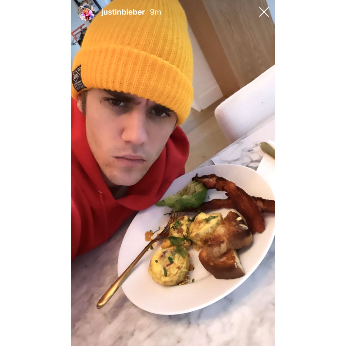 Justin bieber fav food