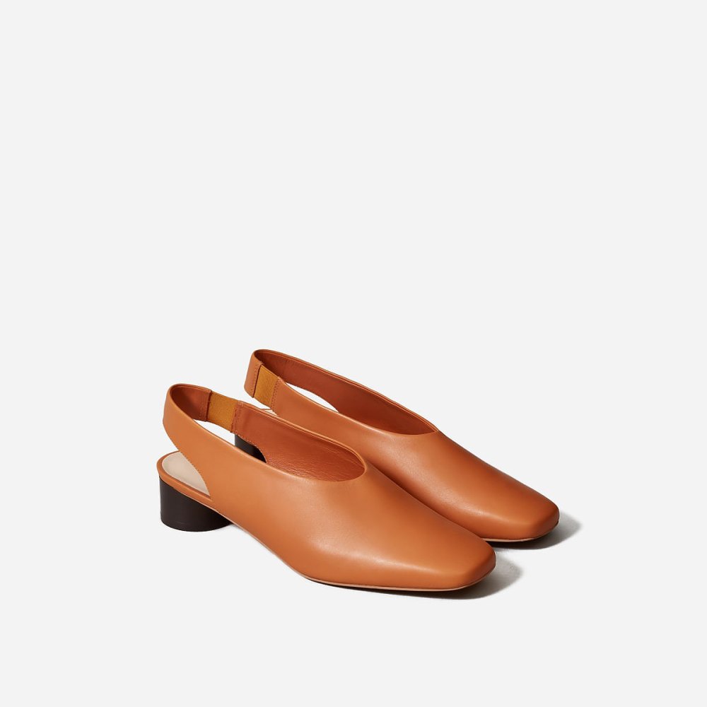 The Square Toe Slingback