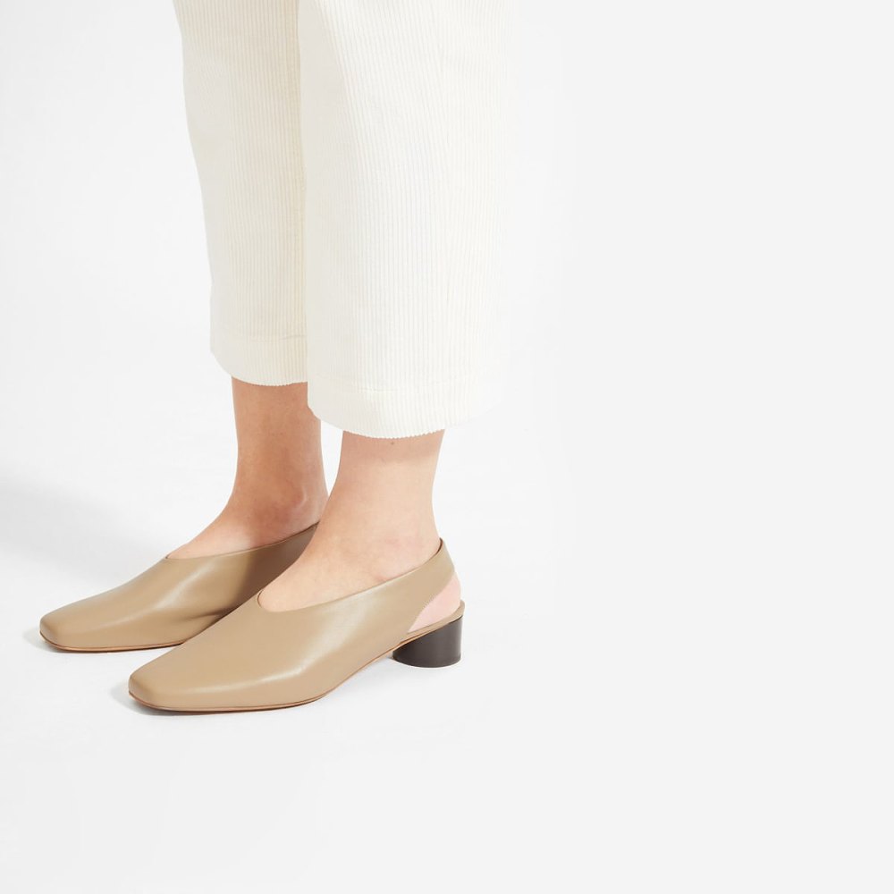 The Square Toe Slingback