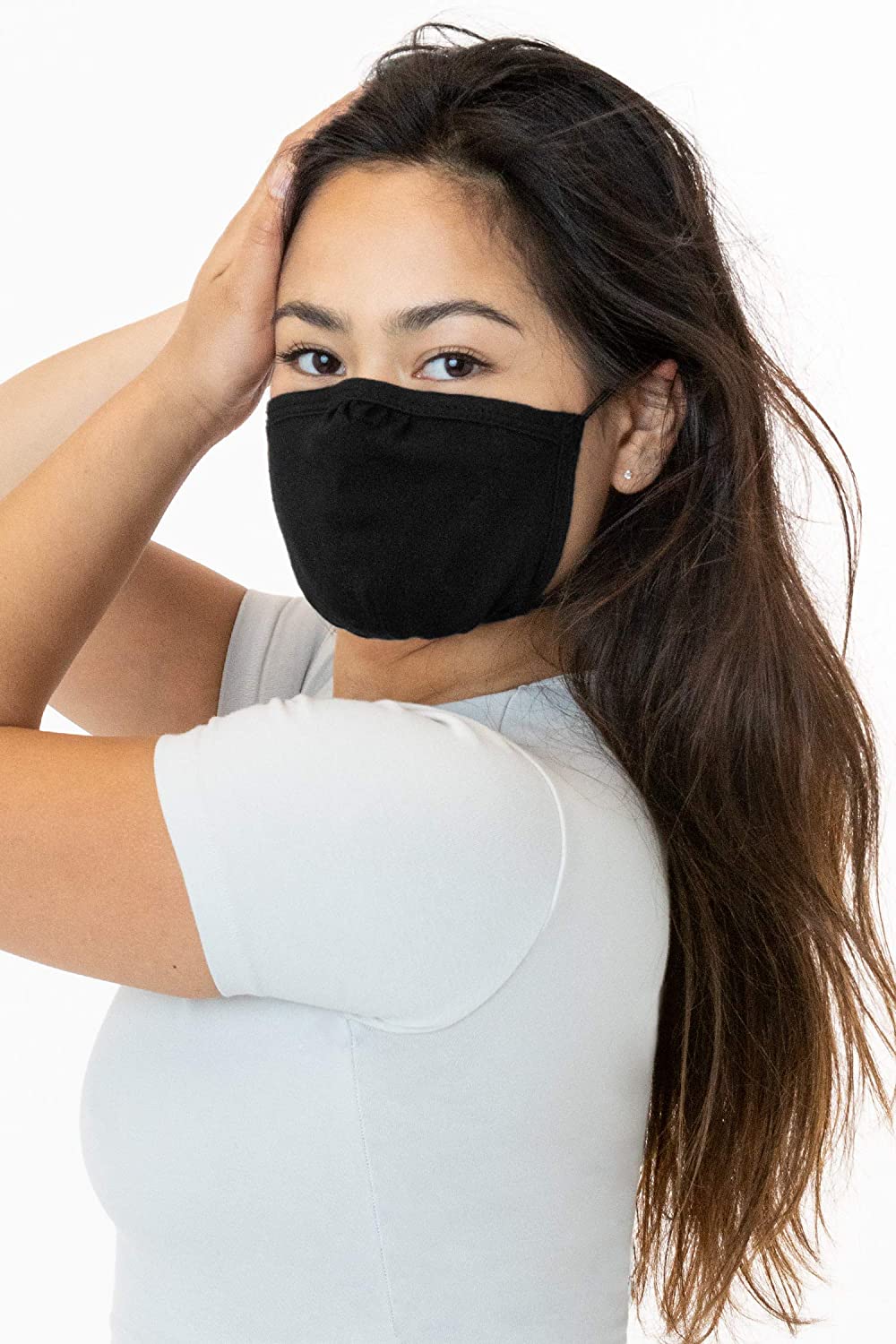 Los Angeles Apparel 3 PACK Fashion Black Mask