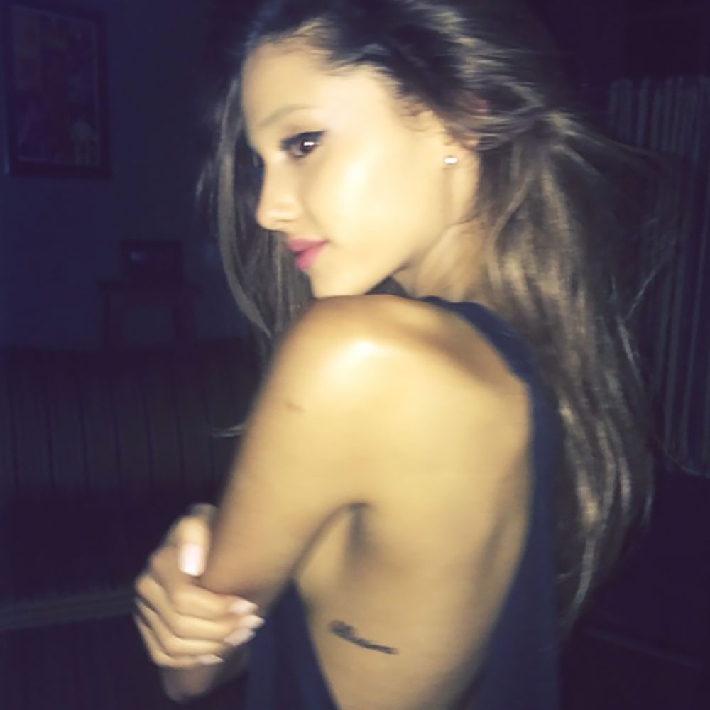 Ariana Grande Tattoos Descriptions And Meanings 7510