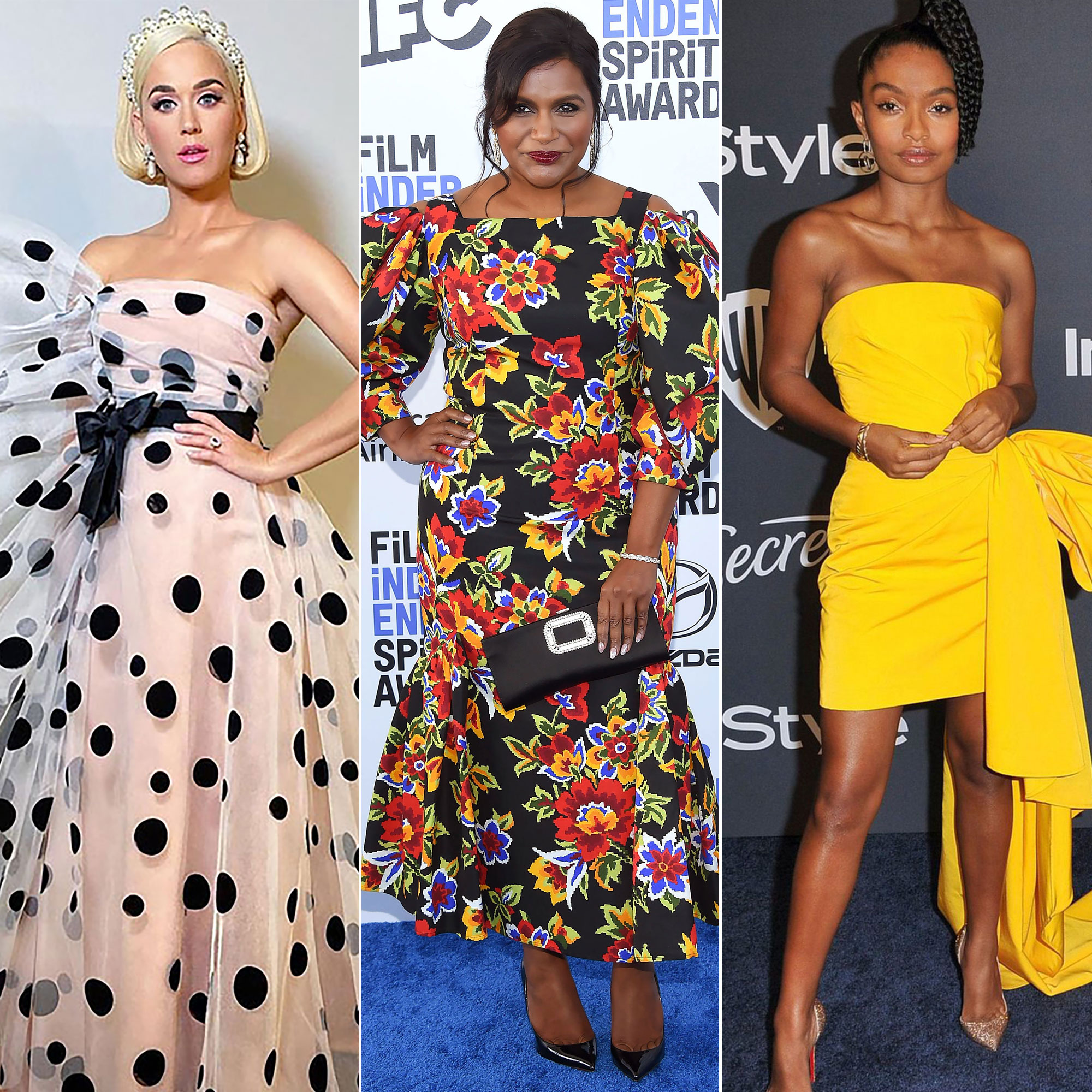 Celebs in Carolina Herrera Dresses: Katy Perry, Yara Shahidi, More | Us  Weekly