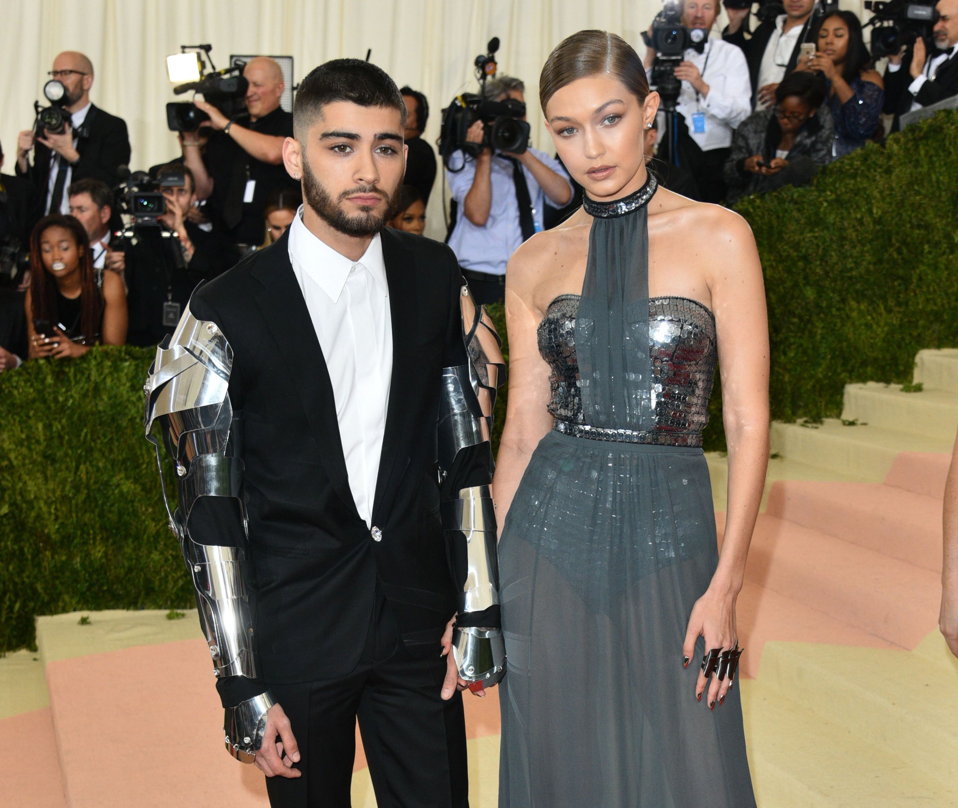 Gigi Hadid Gets Sweet Hug From Zayn Malik on Her 25th Birthday