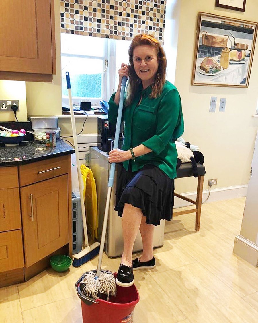 Sarah Ferguson Cleaning Her Home Amid Quarantine Is All Of Us