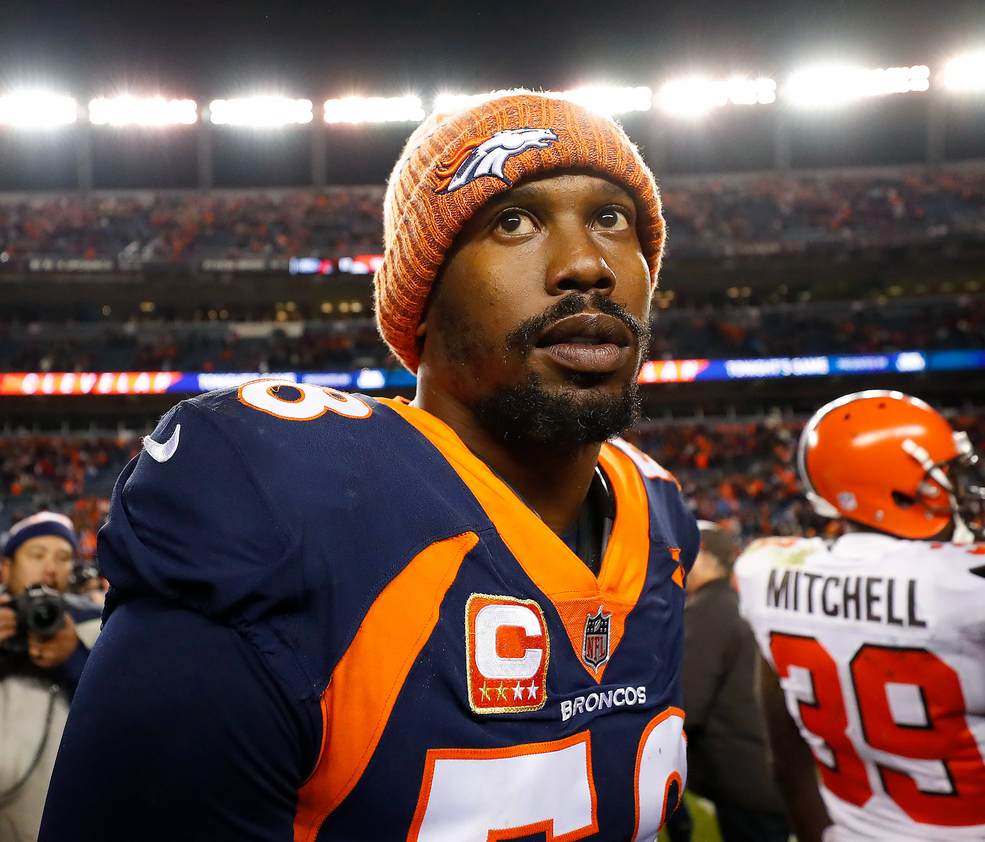 Denver Broncos star Von Miller in quarantine after testing positive for  coronavirus