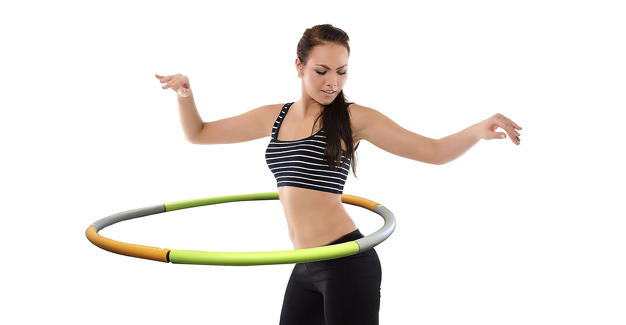 Dynamis Fat Burning Weighted Hoola Hoop Makes Losing Weight Fun 