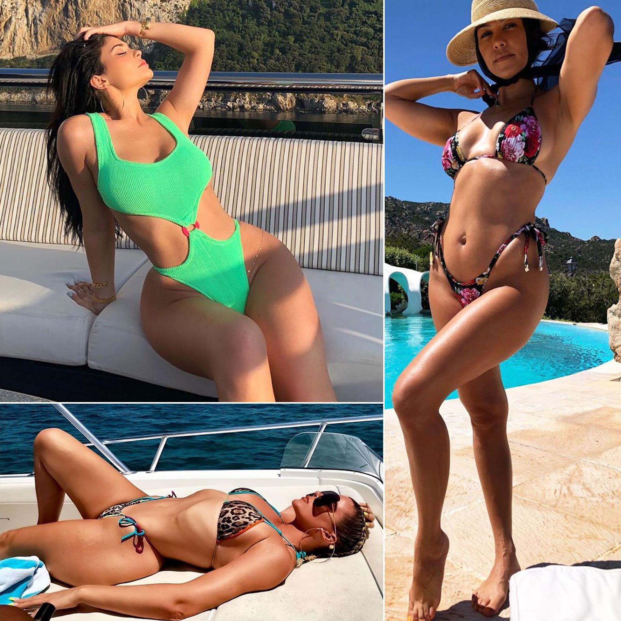 Kim Kardashian Full Sex Video 40 - Kim Kardashian, Kylie Jenner and Sisters' Best Bikini Pics Ever