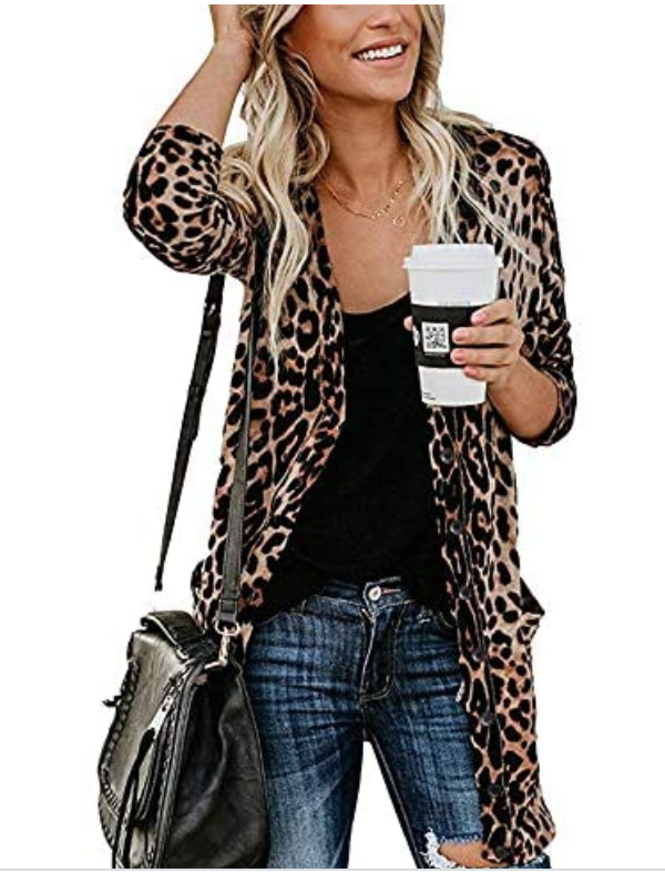 Amazon Reviewers Say This Leopard Sweater Is the ‘Best Cardi Yet’ | Us ...