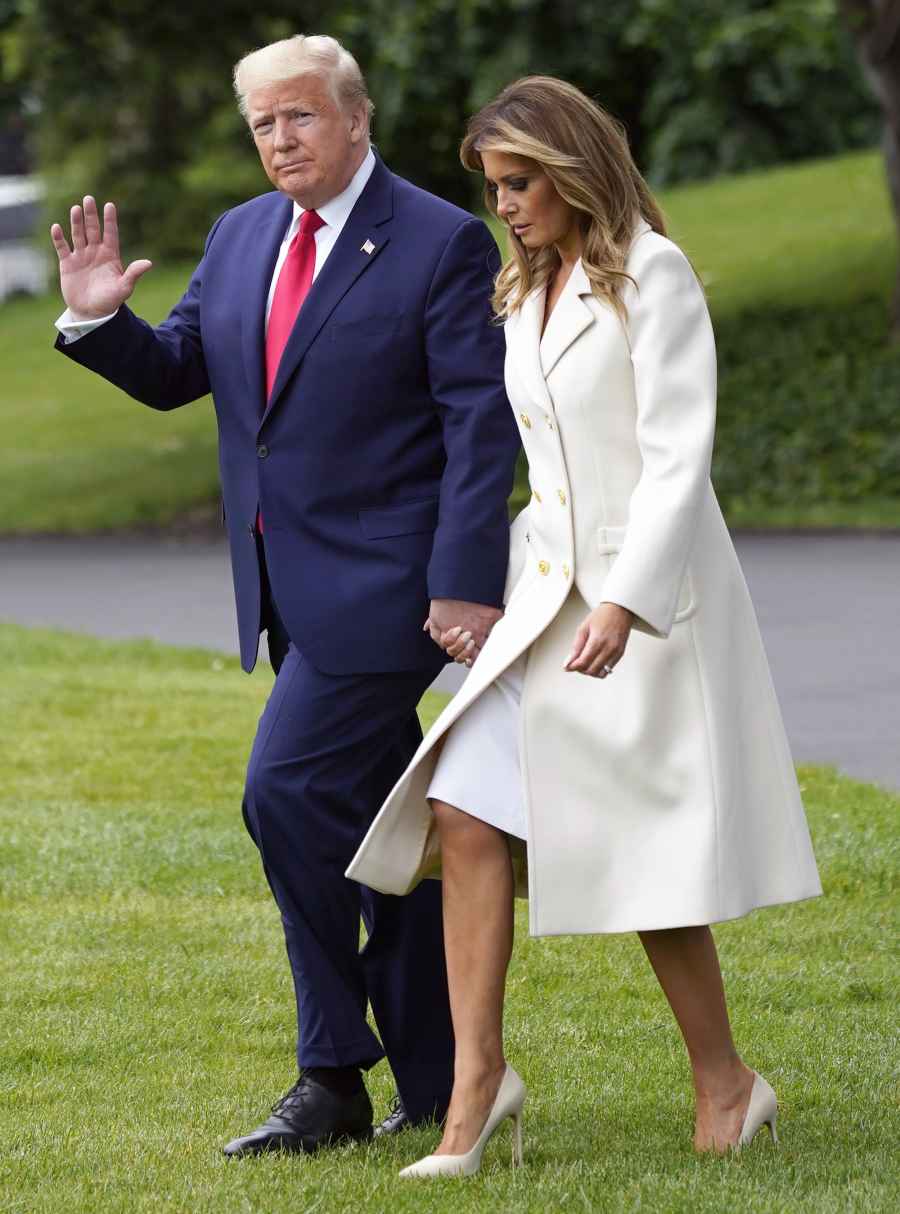 Melania Trump's White Coat Is Pure Perfection
