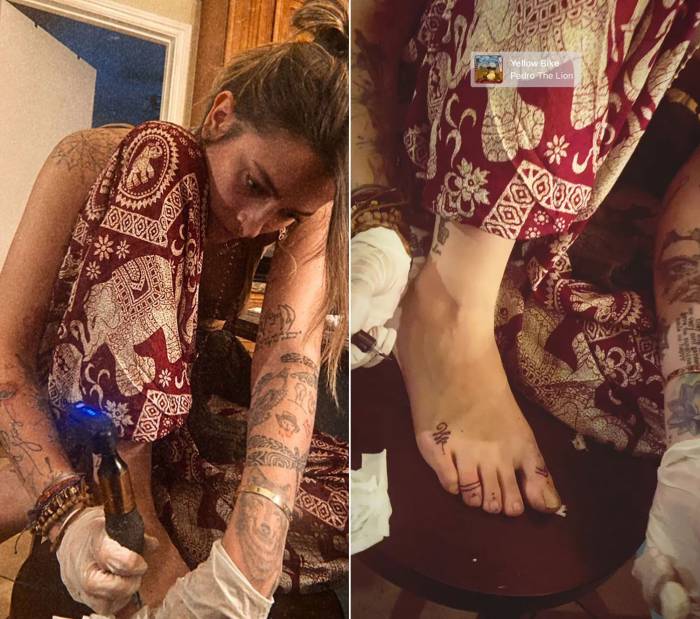 18+ Paris Jackson Tattoos Background