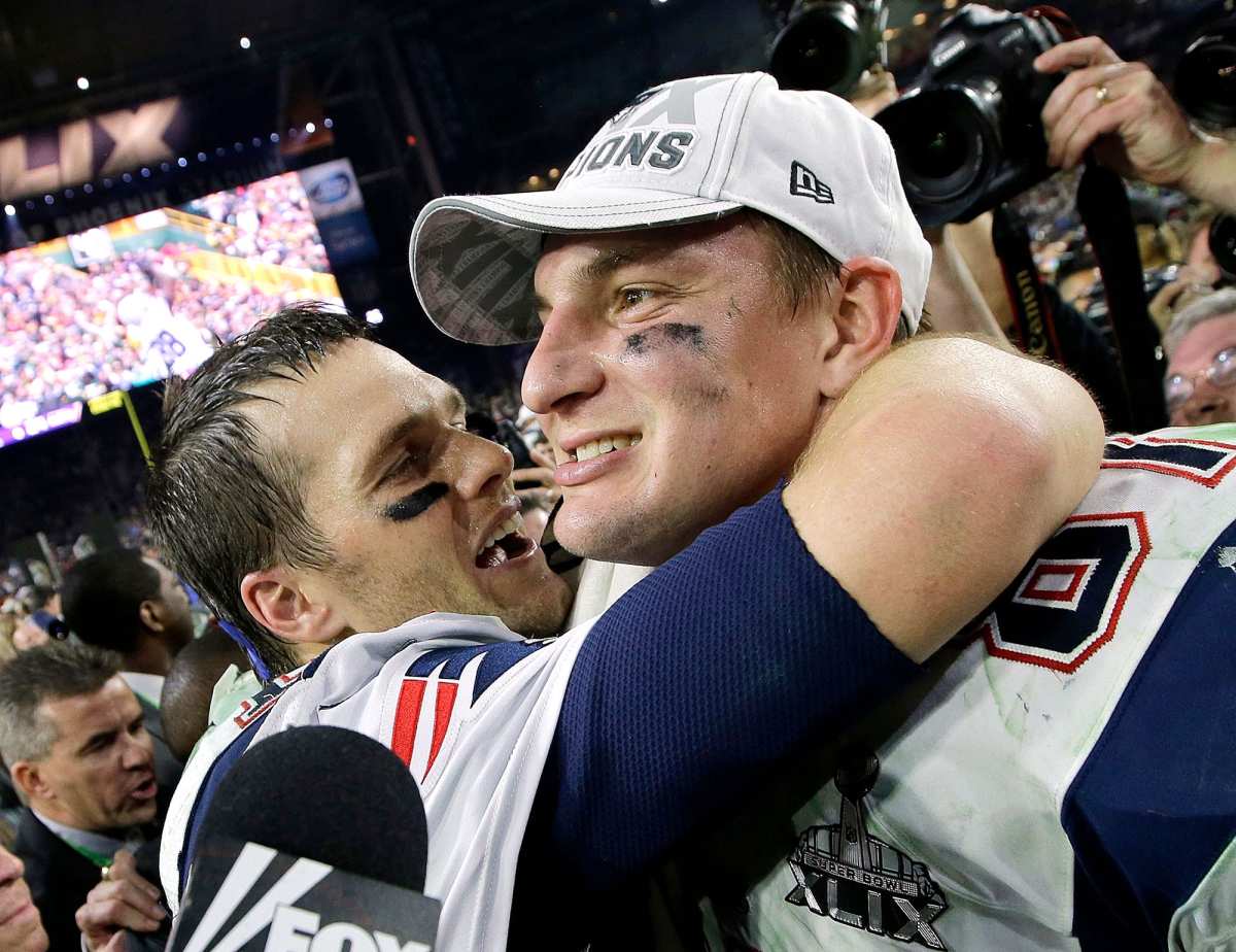 Rob Gronkowski invents new word to describe boost from Tom Brady