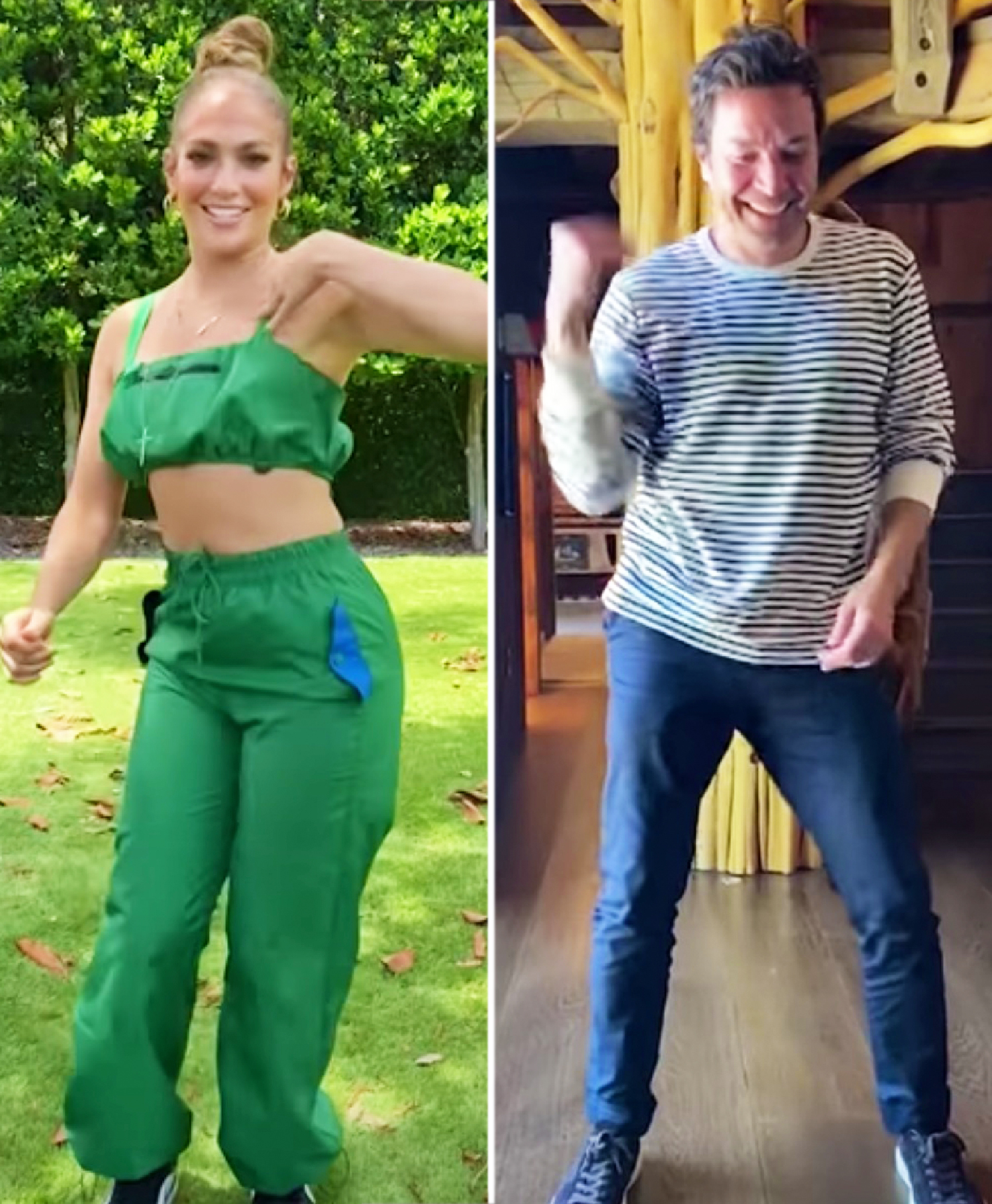 Back At It! Watch Jennifer Lopez and Jimmy Fallon’s TikTok Dance