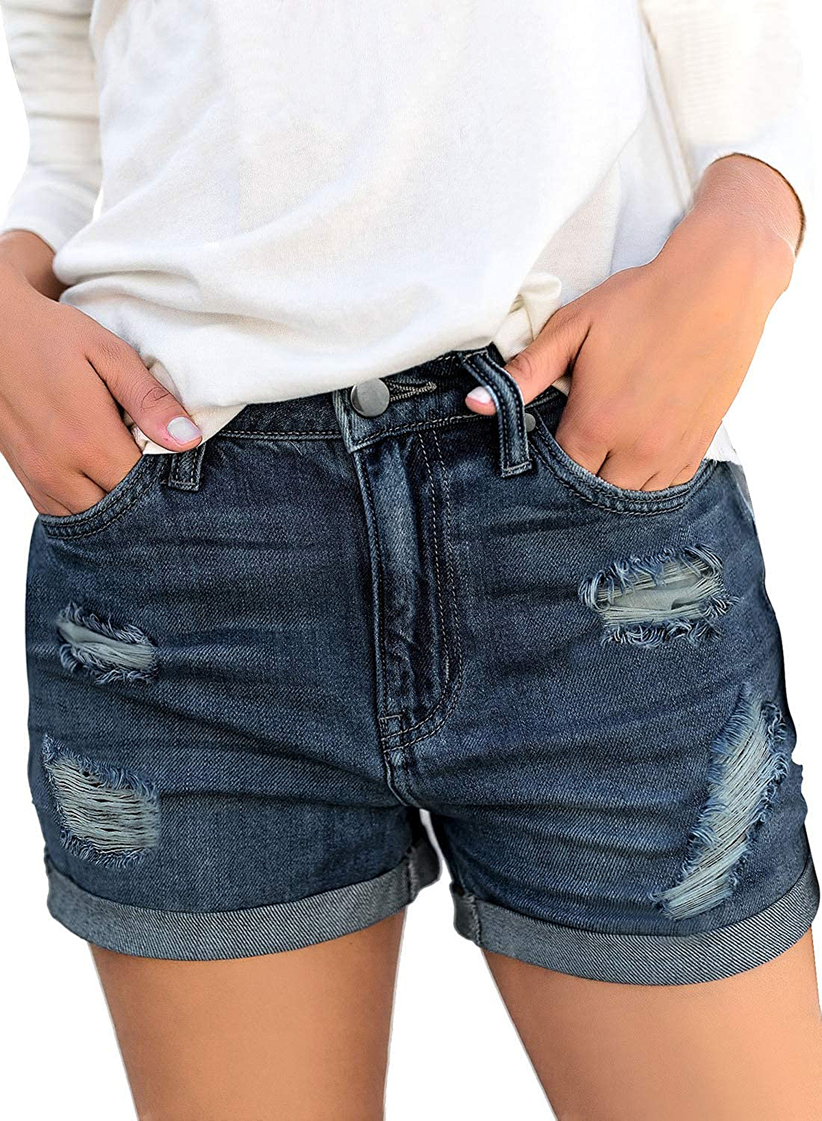 Luvamia Ripped Denim Jean Shorts Are Changing the Game | Us Weekly