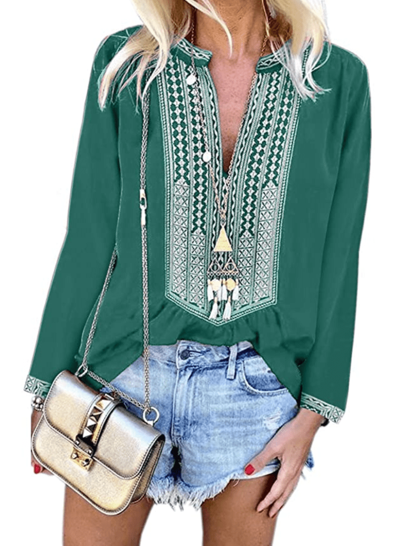 Amazon Casual Boho Top That Looks Like It Came From Zara | Us Weekly