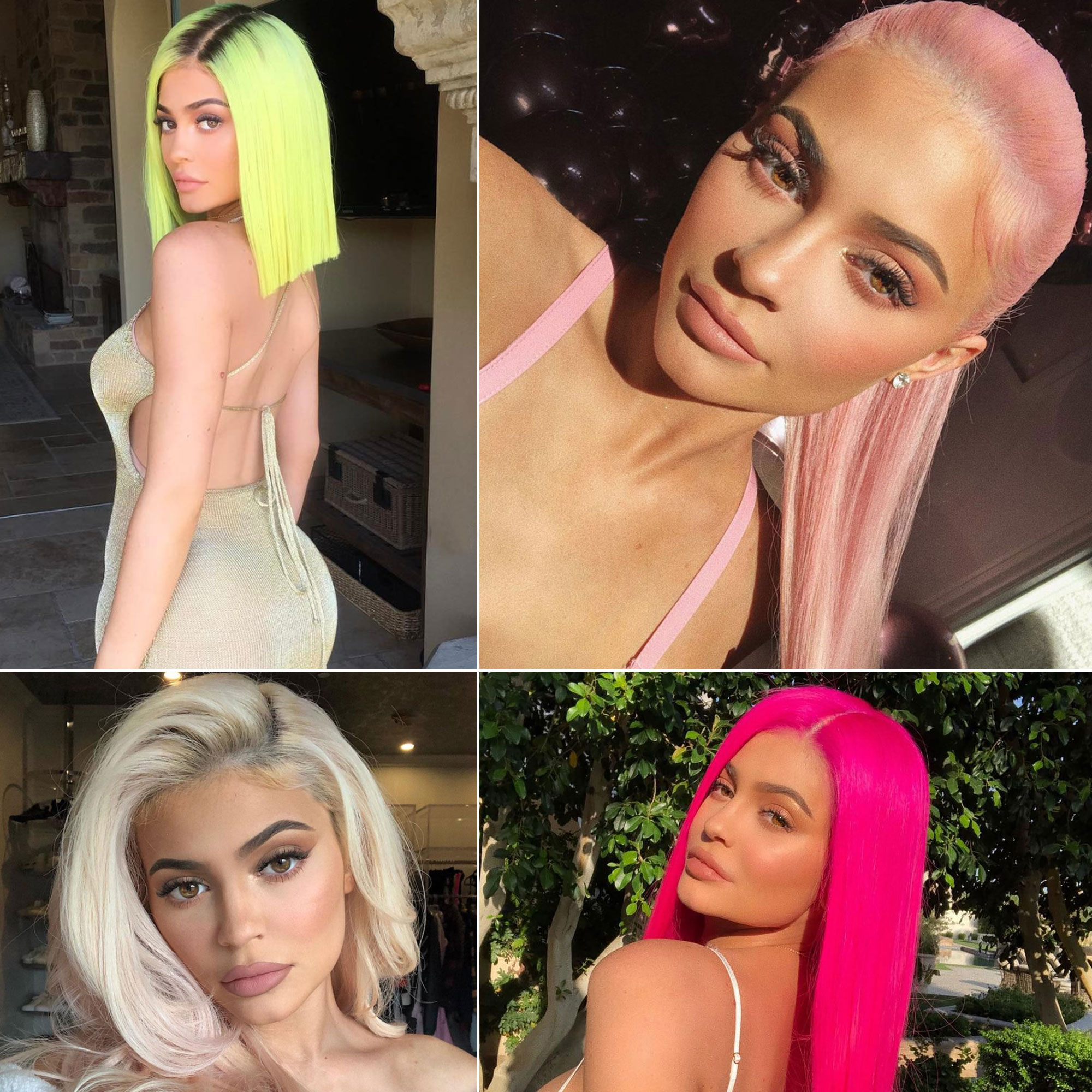 Kylie Jenner Dyed Her Hair Pink, and Now No One Knows What Year It