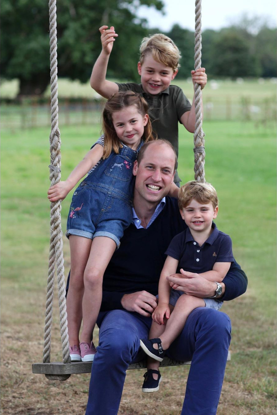 Los momentos más dulces del príncipe William y Kate Middleton con sus hijos