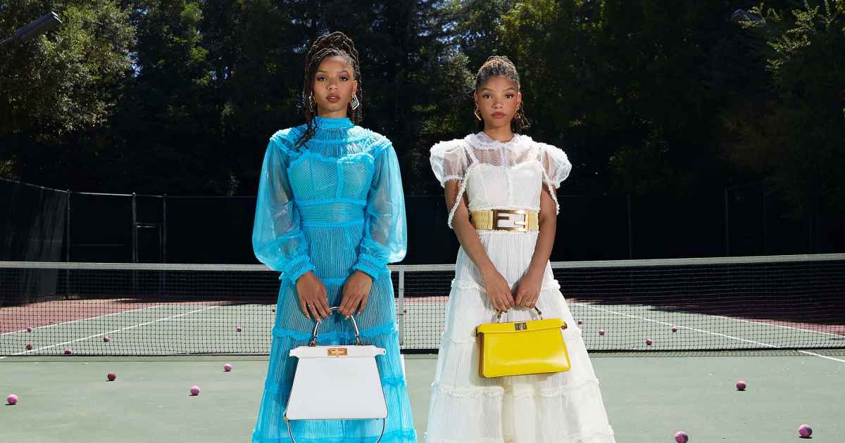 Fendi - Chloe and Halle Bailey wearing #FendiPrintsOn collection. Available  at Fendi.com and in selected boutiques worldwide. #FFSeries #NickiMinaj