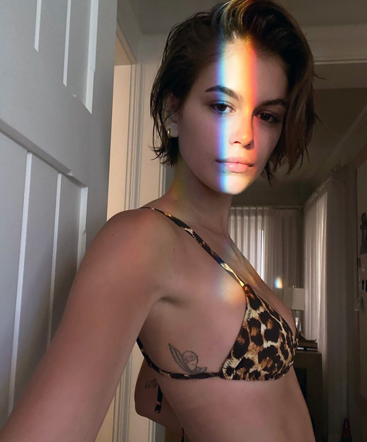 kaia gerber in bathing suit