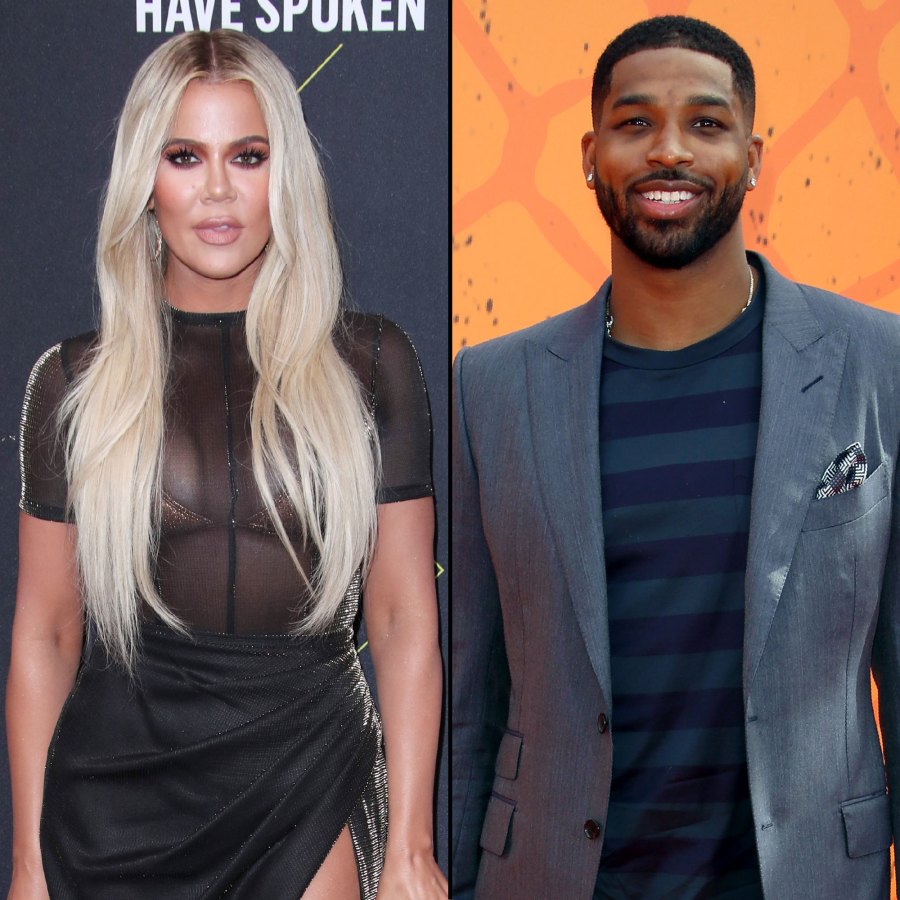 Khloe Kardashian Celebrates July 4 at Tristan Thompson's House