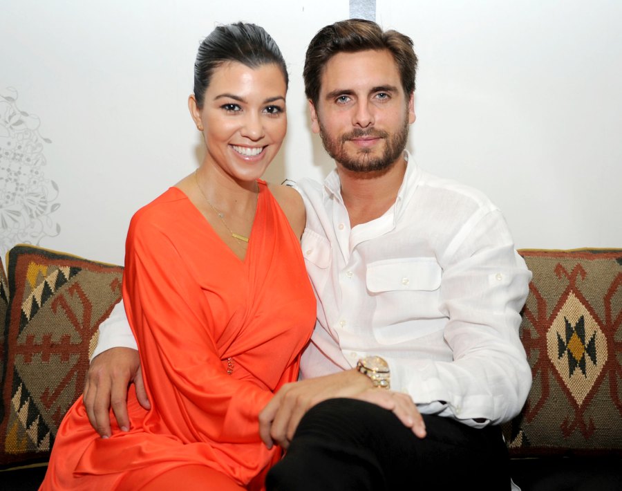 Kourtney Kardashian Scott Disick flirting on Instagram