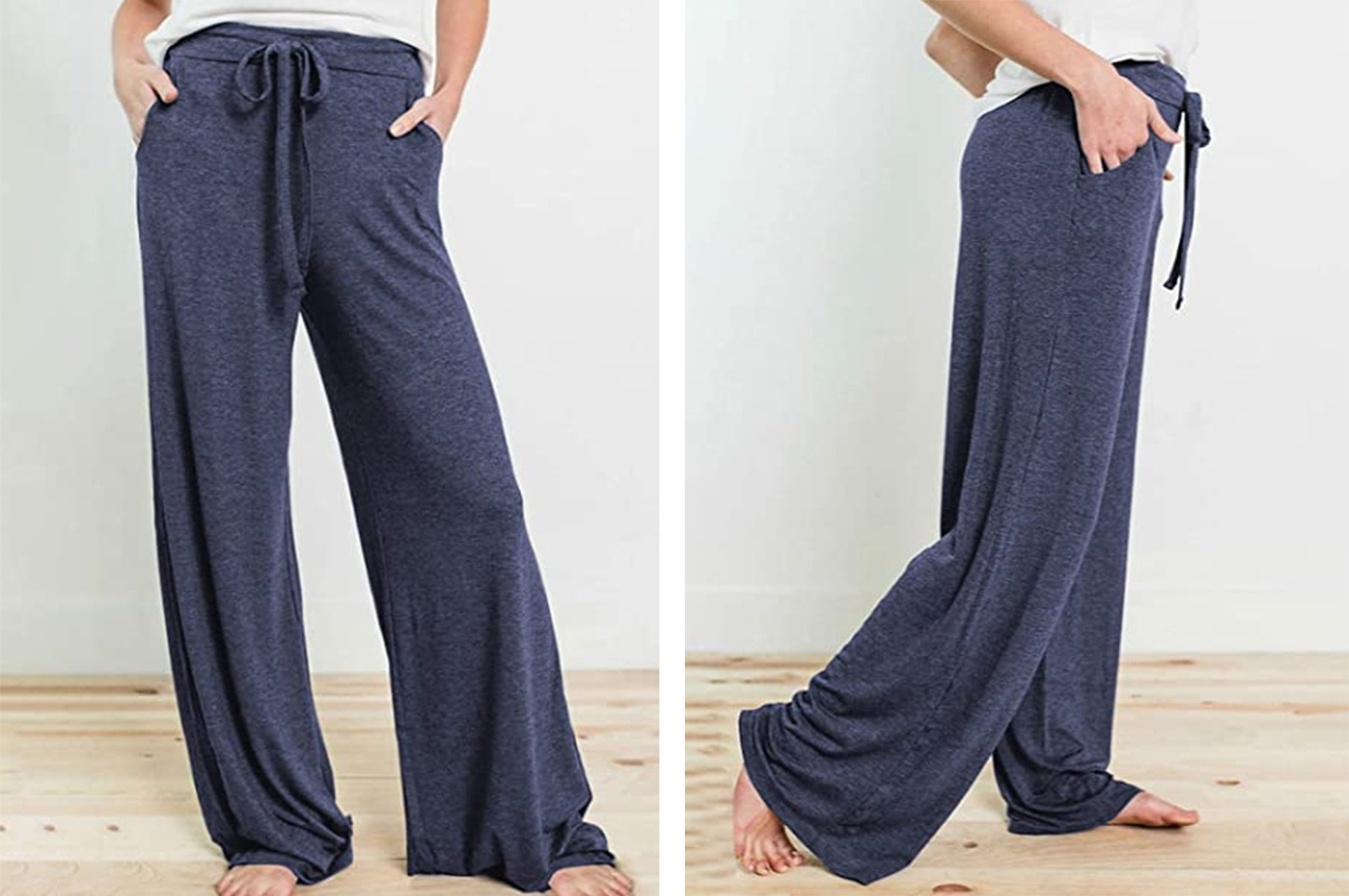 KINPLE Womens Comfy Lounge Pants Loose Yoga Pants Drawstring Soft Pajama  Pants with Pockets 