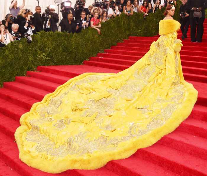 Rihanna's 2015 Met Gala Dress Made Her Nervous: Details | Us Weekly