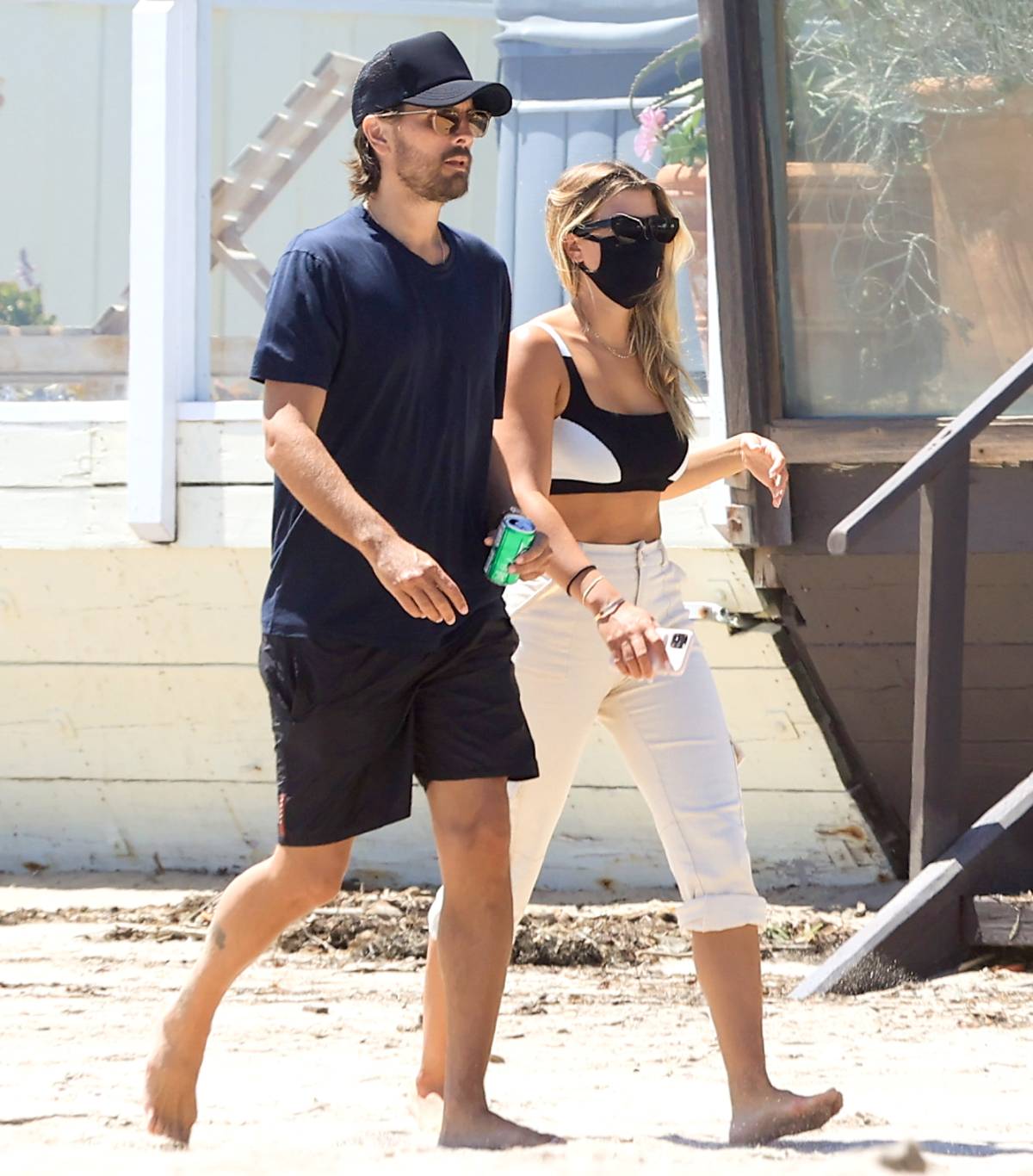 Scott Disick and Sofia Richie Style: White Shoes – Footwear News