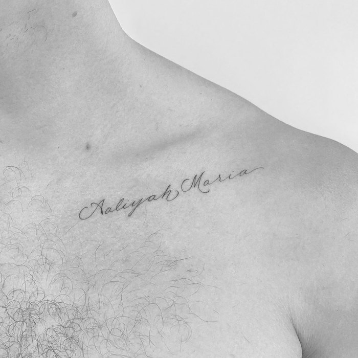 Shawn Mendes Gets Collarbone Tattoo For Sister Aaliyah Mendes Pic
