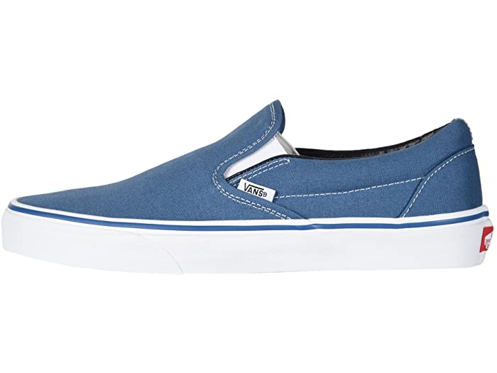 vans classic blue slip on