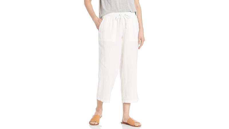 Amazon Essentials Linen Crop Pants Are Perfect for Summer | Us Weekly