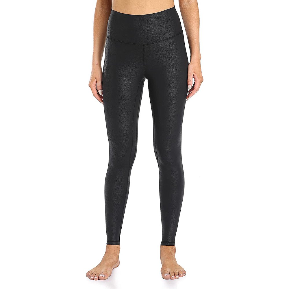 Buy PHISOCKAT High Waist Yoga Pants with Pockets, Tummy Control 4 Way  Stretch Women Yoga Leggings with 3 Pockets Black, Medium at