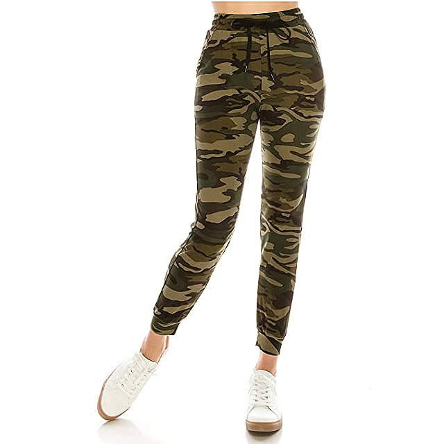 Camo on sale sweatpants womens