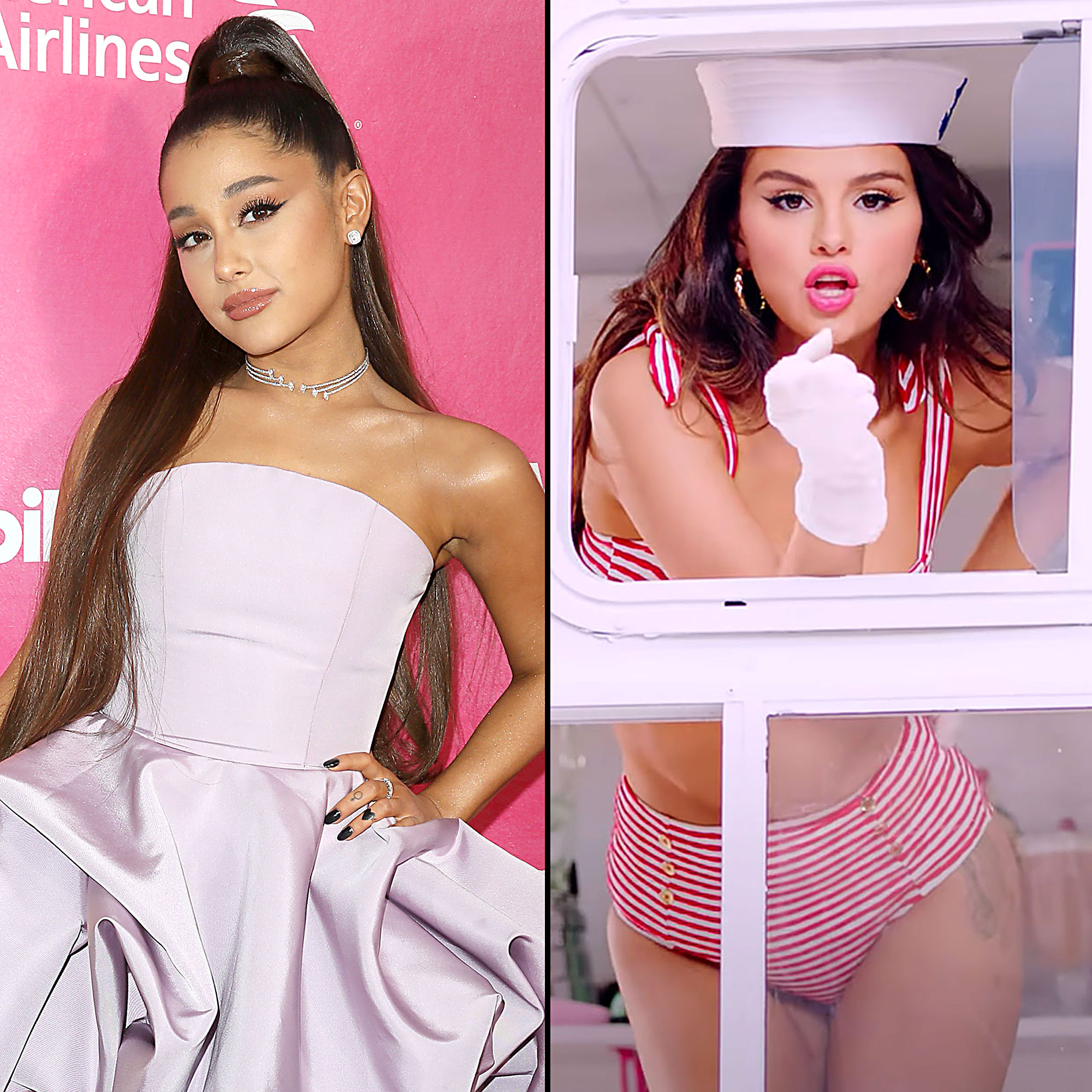 Celebrity Ariana Grande Porn - Ariana Grande Sends Selena Gomez Ice Cream-Shaped Flowers