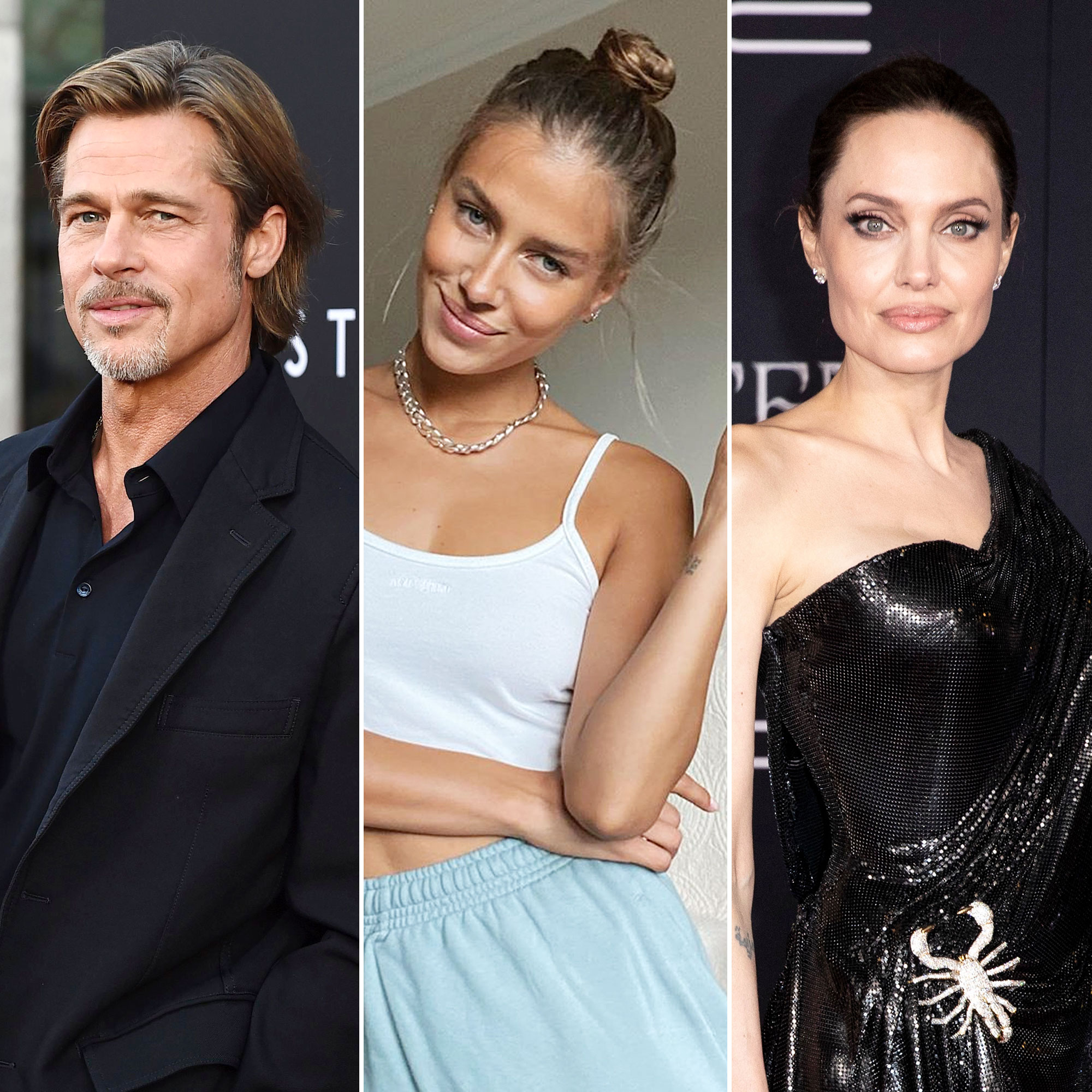 Angelina Jolie Porn Captions Brother - Brad Pitt Dating Model Nicole Poturalski Amid Angelina Jolie Divorce